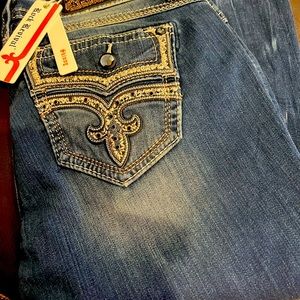 NEW with TAGS skinny Rock Revival Jeans, size 30.